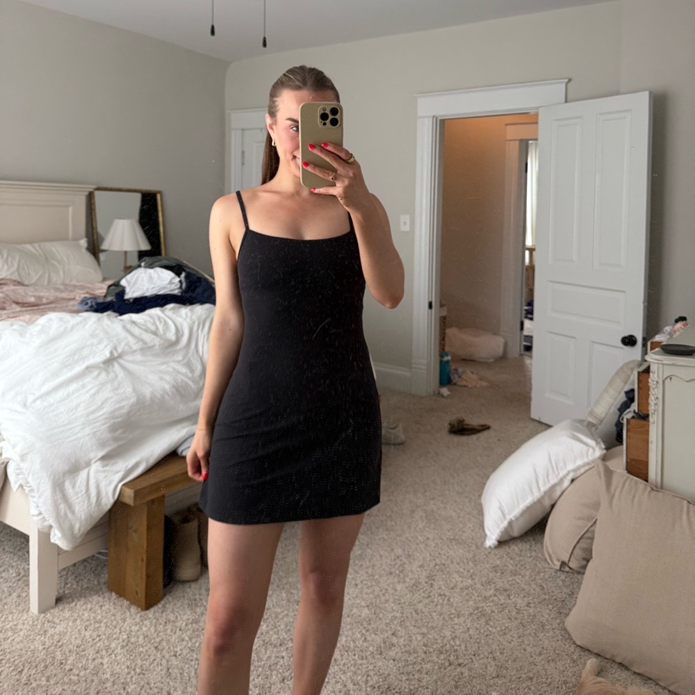 Lululemon black align cami strap dress